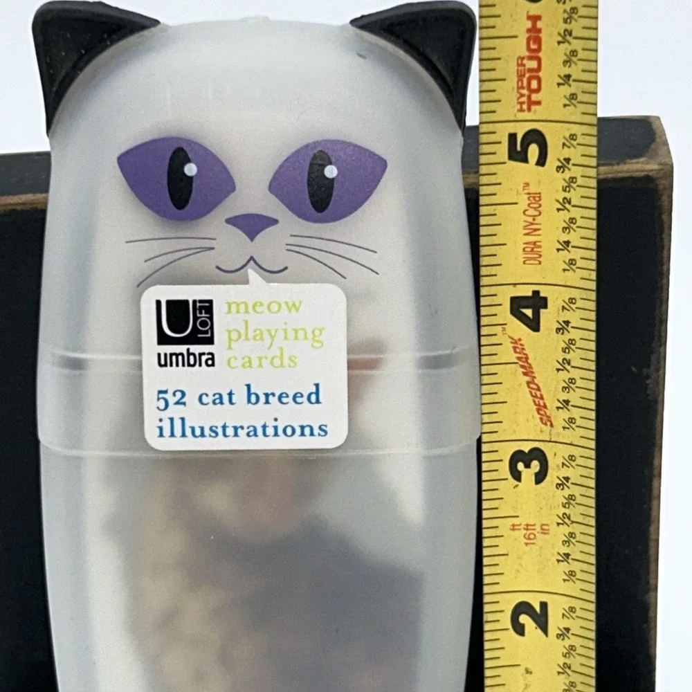 2010 Umbra Meow 52 Cat Breed Illustrated Playing Cards Unused